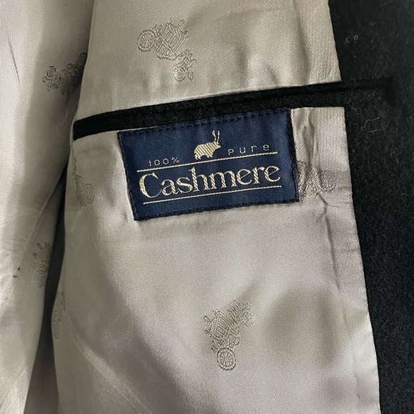 Barrister expressly for Walkers 100% cashmere black men’s blazer - Picture 6 of 15